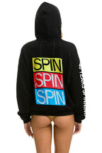Classic SPIN MAGAZINE 2025 PULLOVER HOODIE RELAXED - BLACK