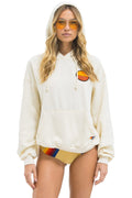 Classic SUNSET PATCH PULLOVER RELAXED HOODIE - VINTAGE WHITE