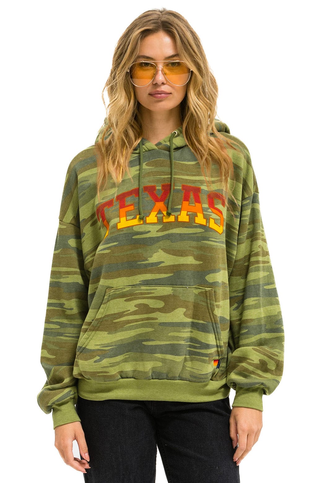 Classic UNIVERSITY OF TEXAS PULLOVER HOODIE RELAXED - CAMO
