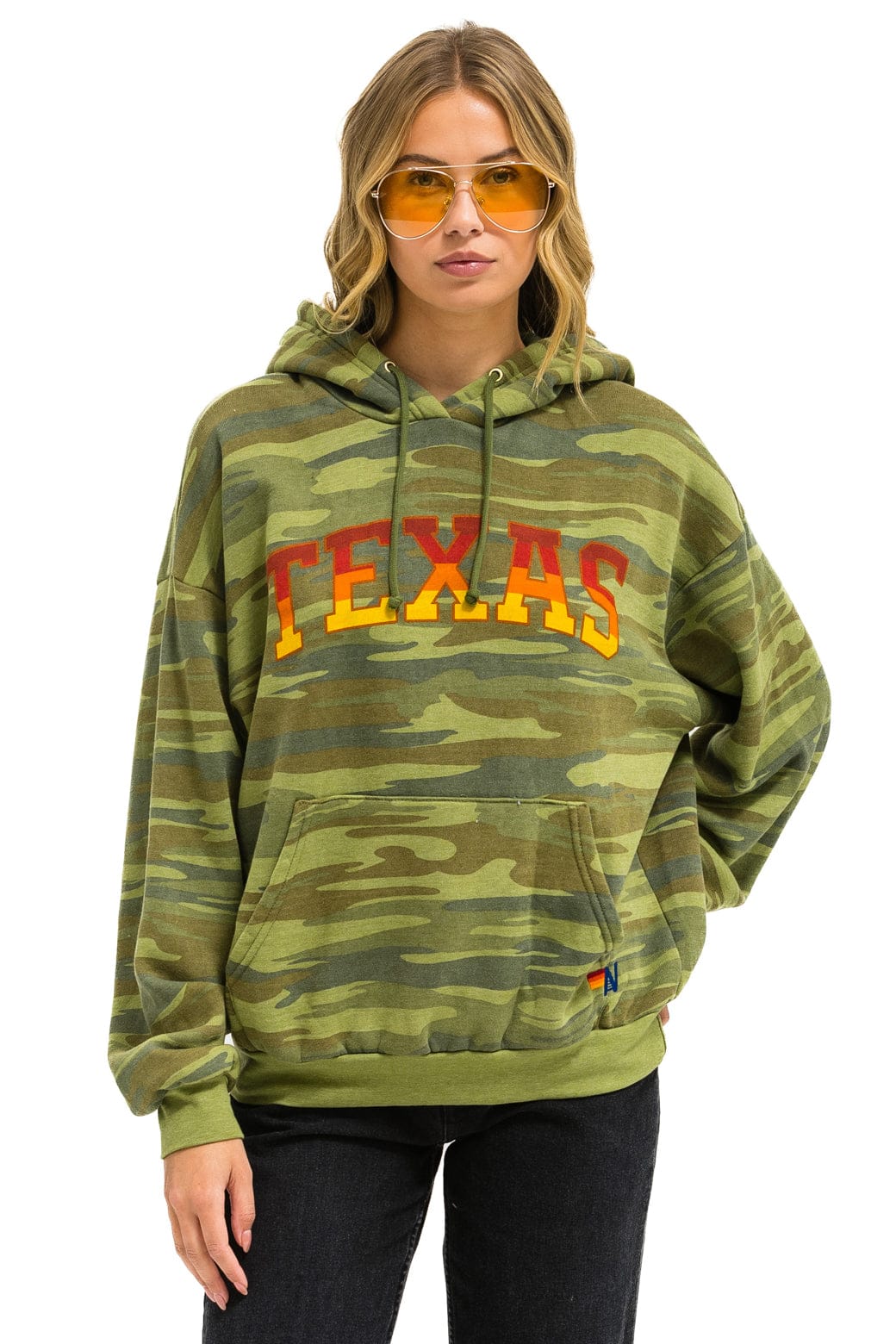 Classic UNIVERSITY OF TEXAS PULLOVER HOODIE RELAXED - CAMO