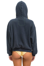 Classic WAVE STRIPE 4 PULLOVER HOODIE RELAXED - CHARCOAL CHARCOAL