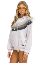 Classic WAVE STRIPE 4 PULLOVER HOODIE RELAXED - DOVE CHARCOAL