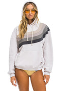 Classic WAVE STRIPE 4 PULLOVER HOODIE RELAXED - DOVE CHARCOAL
