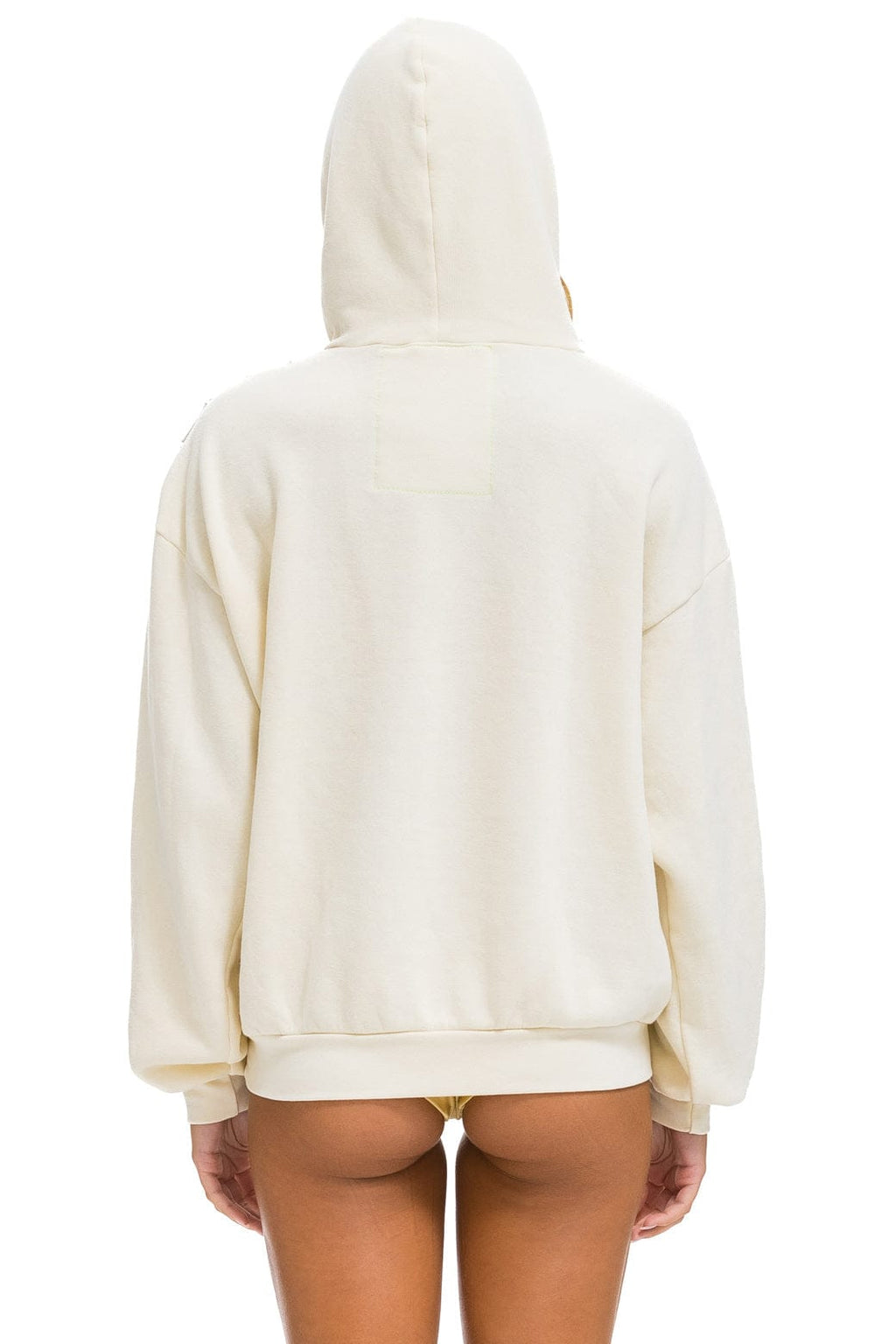Classic WAVE STRIPE 4 PULLOVER HOODIE RELAXED - VINTAGE WHITE VINTAGE WHITE