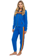 Classic 5 STRIPE HOODIE - ADVENTURE BLUE