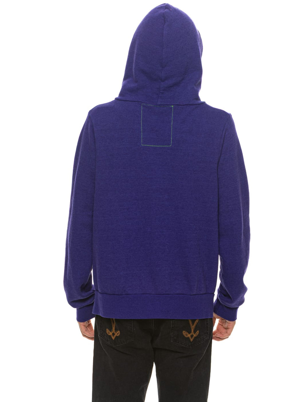 Classic 5 STRIPE HOODIE - DEEP PURPLE