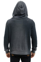Classic 5 STRIPE HOODIE - FADED SMOKE