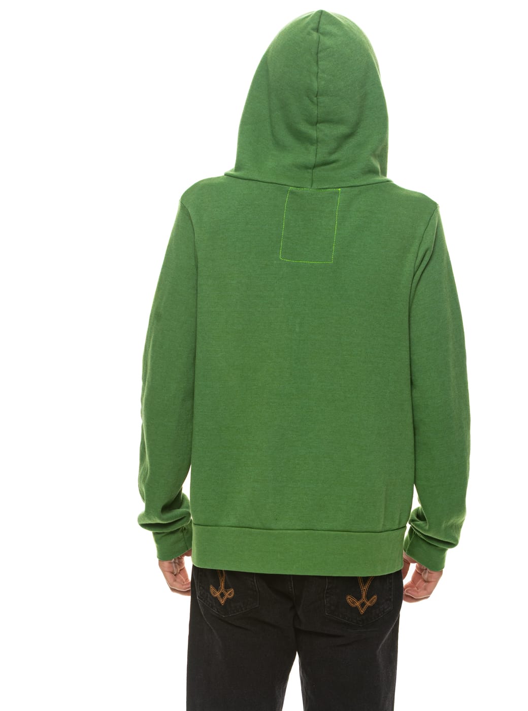 Classic 5 STRIPE HOODIE - JUNGLE GREEN
