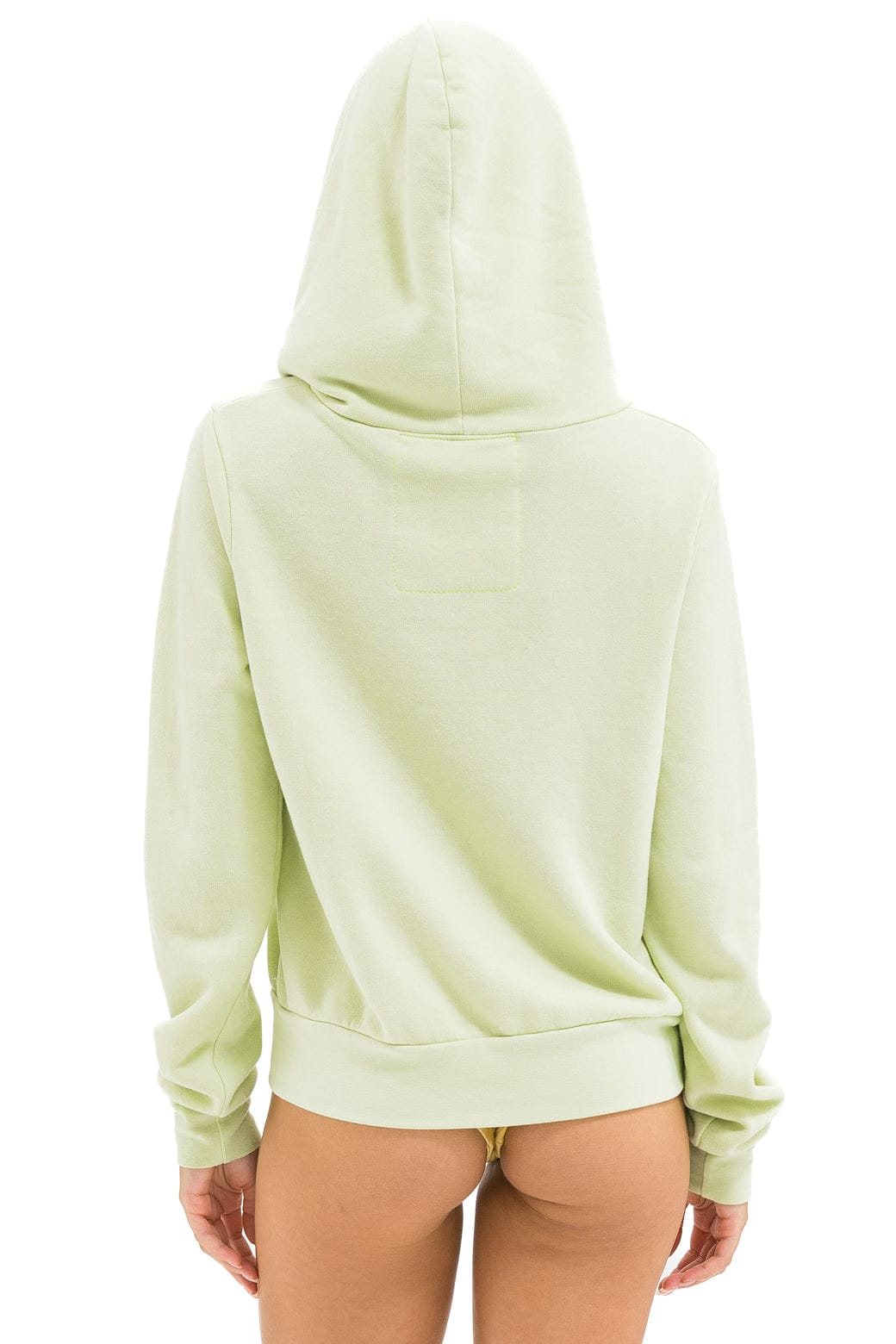 Classic 5 STRIPE HOODIE - LIME CREAM SEAFOAM