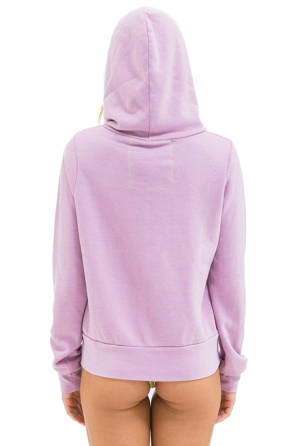 Classic 5 STRIPE HOODIE - MAUVE MAGENTA ORANGE