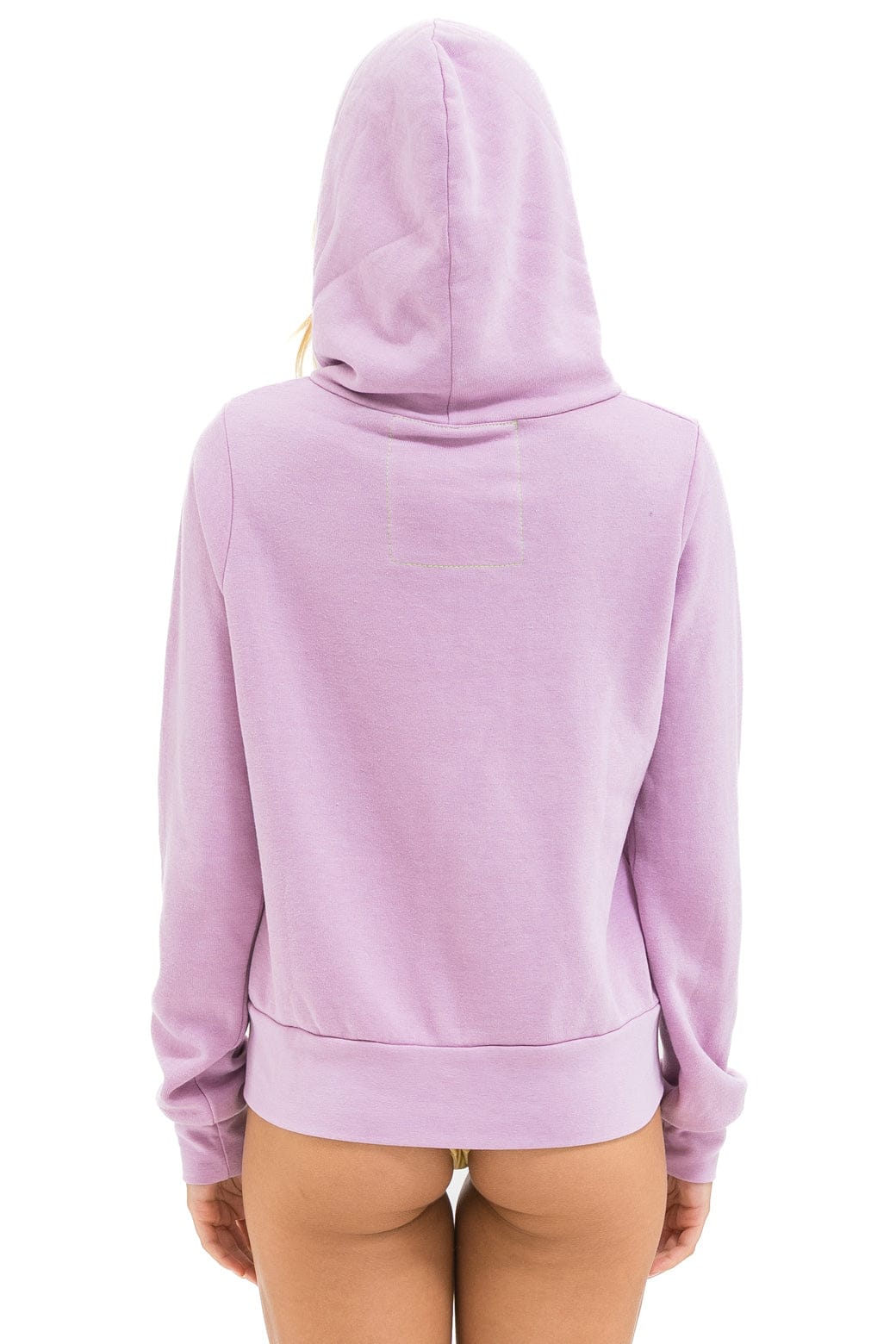 Classic 5 STRIPE HOODIE - MAUVE MAGENTA ORANGE