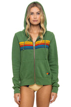 Classic 5 STRIPE HOODIE - PALM