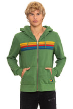 Classic 5 STRIPE HOODIE - PALM