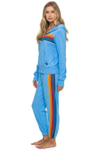 Classic 5 STRIPE HOODIE - SKY