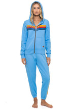 Classic 5 STRIPE HOODIE - SKY