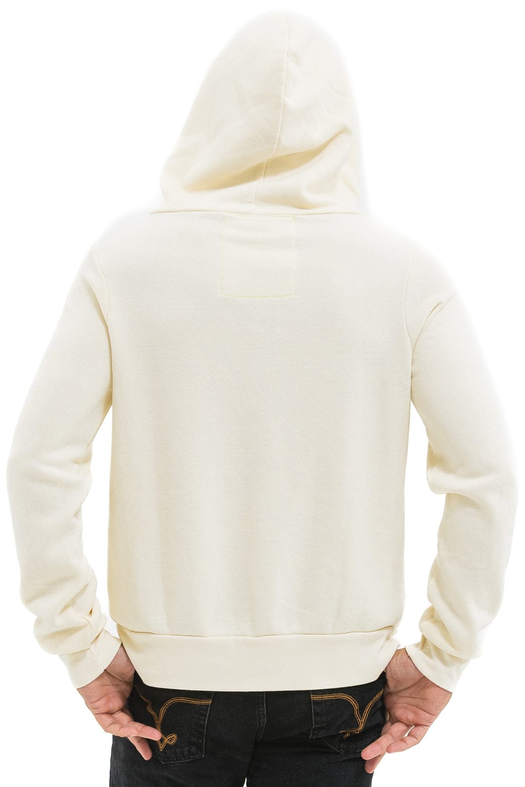 Classic 5 STRIPE HOODIE - VINTAGE WHITE WHITE NEON