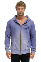 Classic VENICE SURFER ZIP HOODIE - FADED GRAPE