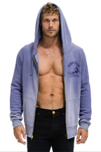 Classic VENICE SURFER ZIP HOODIE - FADED GRAPE