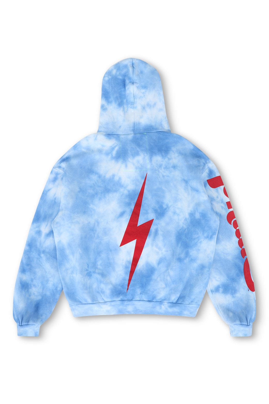 Classic PHILLIES HAND DYED RELAXED PULLOVER HOODIE - TIE DYE BLUE