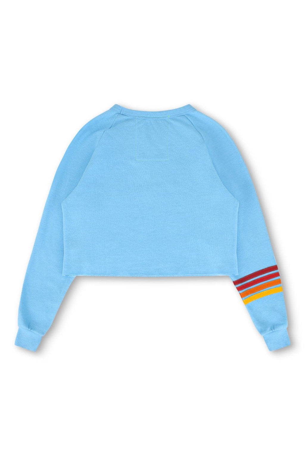 Classic PHILLIES RUGBY STITCH CROPPED CREW SWEATSHIRT - SKY