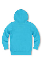 Classic KIDS 5 STRIPE HOODIE - NEON BLUE