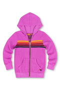 Classic KIDS 5 STRIPE HOODIE - NEON PURPLE