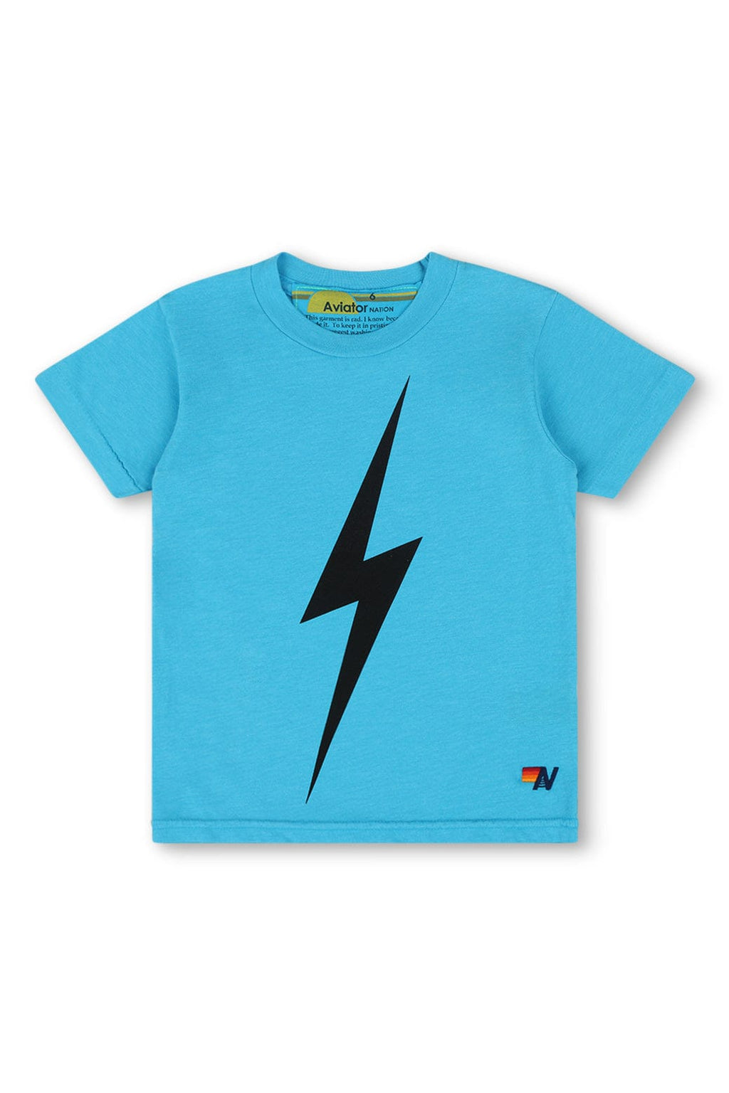 Classic KIDS BOLT TEE - NEON BLUE