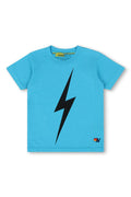 Classic KIDS BOLT TEE - NEON BLUE