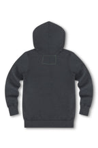 Classic KIDS 5 STRIPE HOODIE - CHARCOAL BLUE