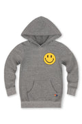 Classic KIDS SMILEY 2 PULLOVER HOODIE - HEATHER GREY
