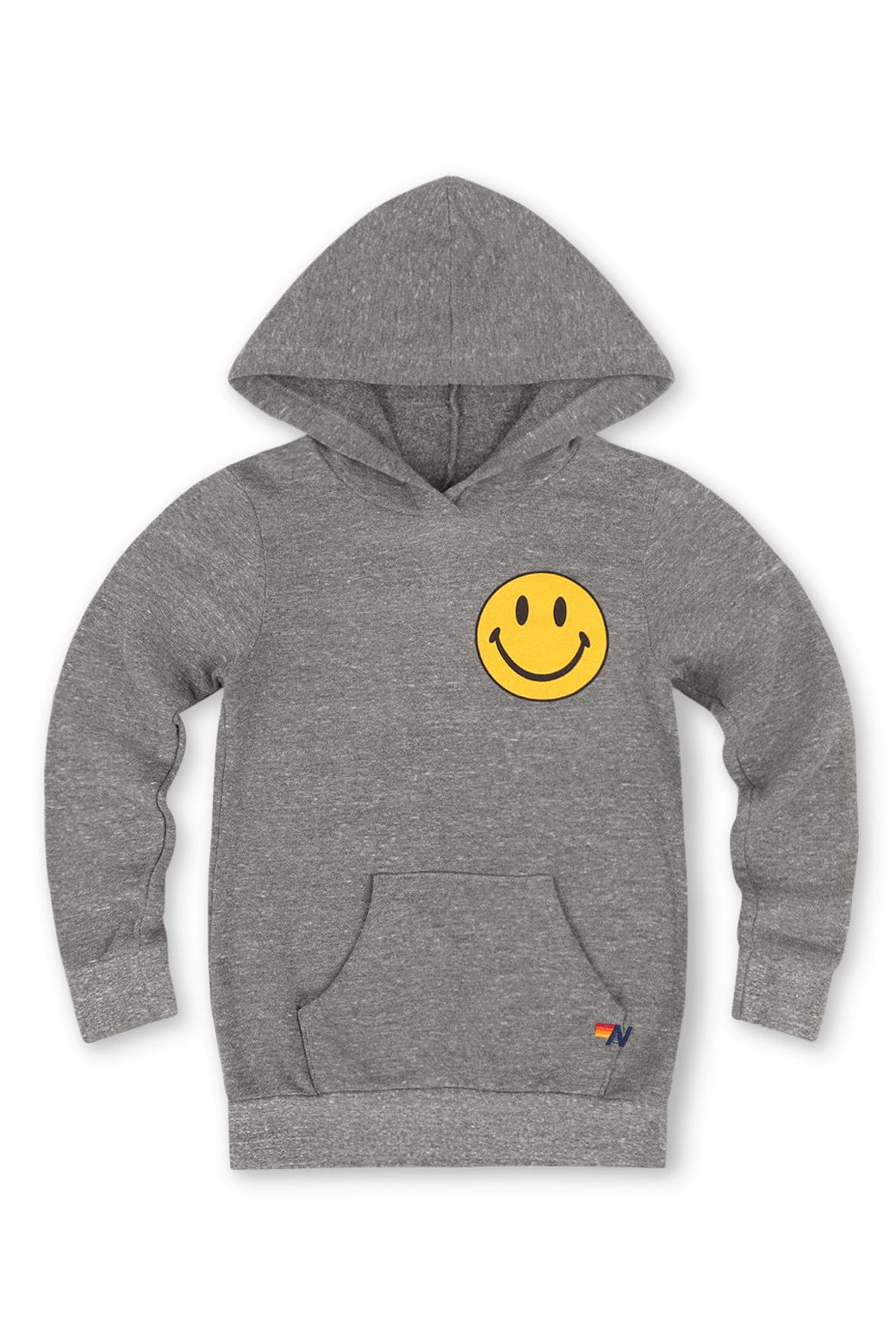 Classic KIDS SMILEY 2 PULLOVER HOODIE - HEATHER GREY