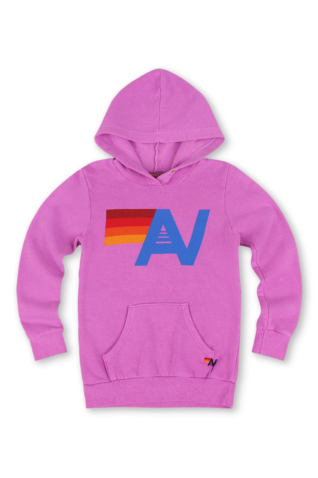 Classic KIDS LOGO PULLOVER HOODIE - NEON PURPLE