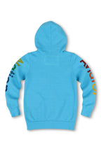 Classic KIDS AVIATOR NATION VENICE ZIP HOODIE - NEON BLUE
