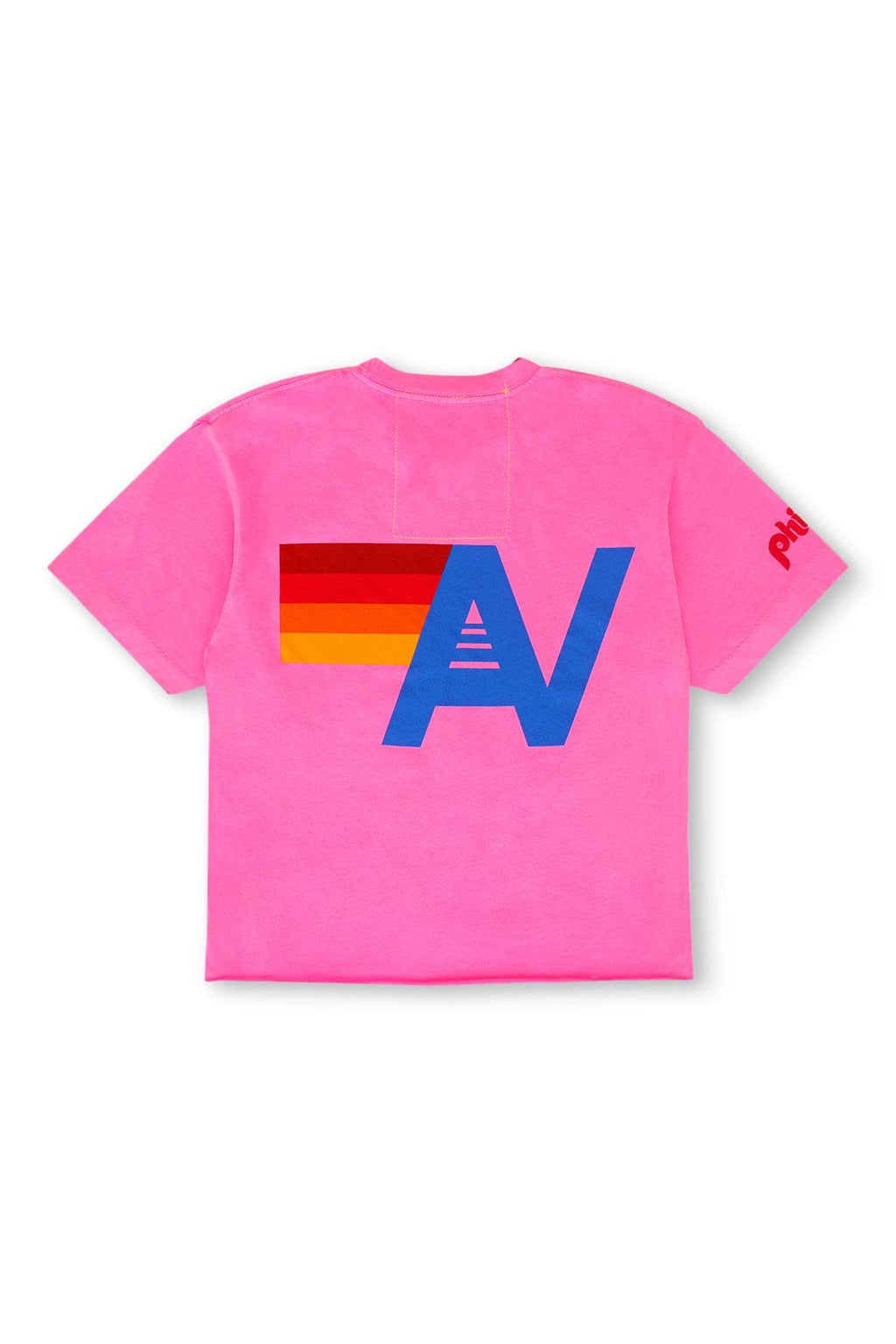 Classic PHILLIES AVIATOR NATION BOYFRIEND TEE - NEON PINK