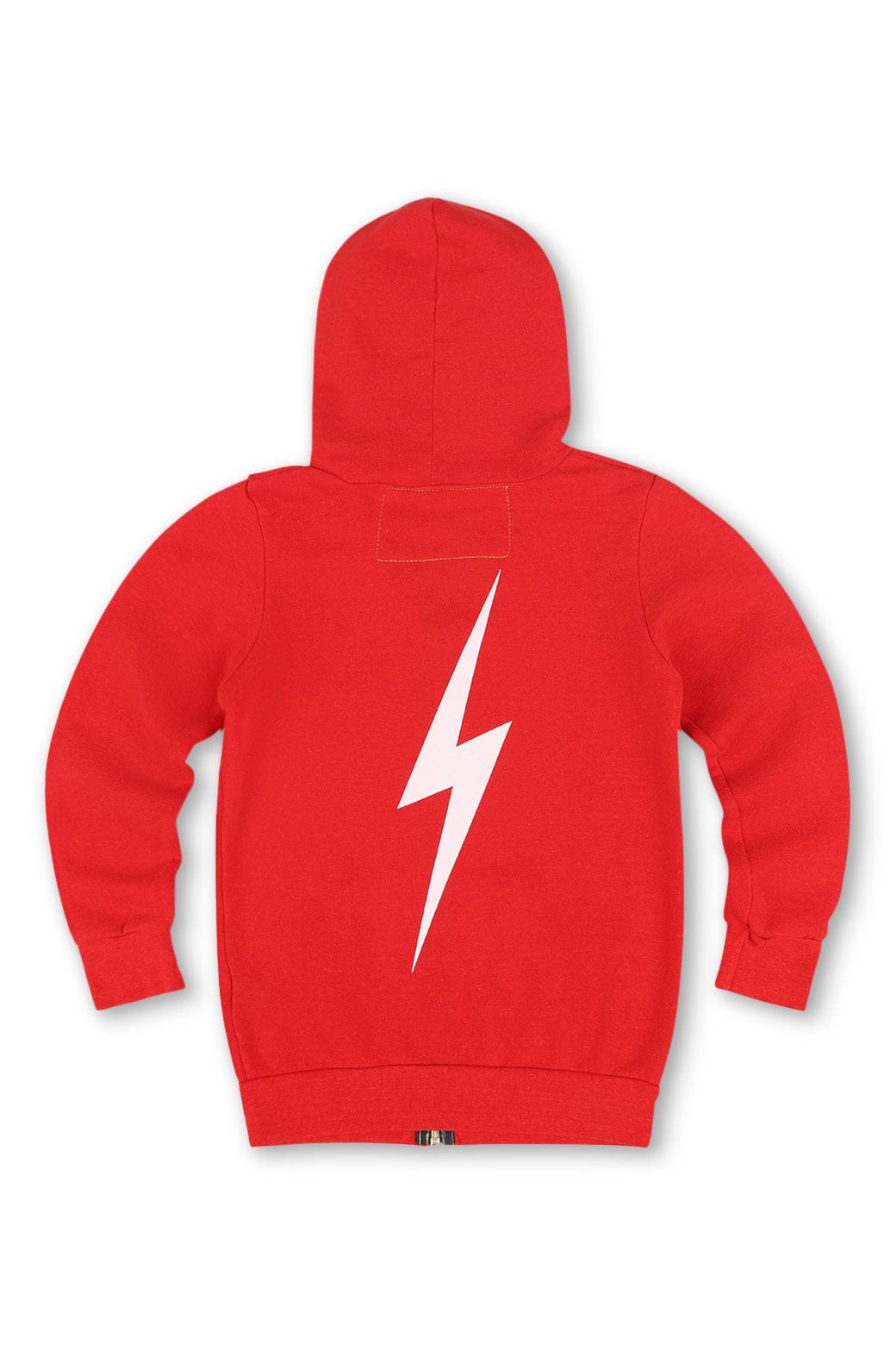 Classic KIDS BOLT PRINT ZIP HOODIE - RED