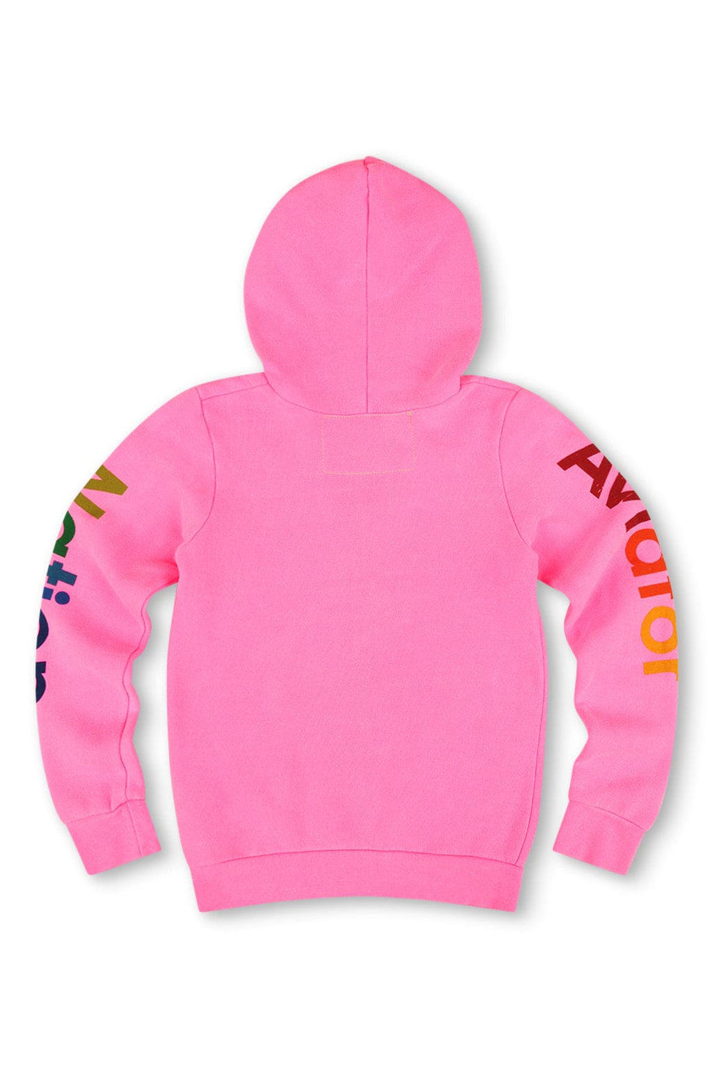 Classic KIDS AVIATOR NATION VENICE ZIP HOODIE - NEON PINK