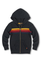 Classic KIDS 5 STRIPE HOODIE - CHARCOAL