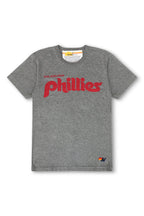 Classic PHILLIES BOLT CREW TEE - HEATHER GREY