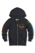 Classic KIDS AVIATOR NATION VENICE ZIP HOODIE - CHARCOAL