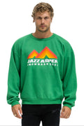 Classic JAZZ ASPEN SNOWMASS 2024 CREW SWEATSHIRT RELAXED - KELLY GREEN