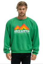 Classic JAZZ ASPEN SNOWMASS 2024 CREW SWEATSHIRT RELAXED - KELLY GREEN