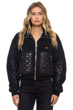 Classic TEDDY FULL ZIP JACKET - BLACK