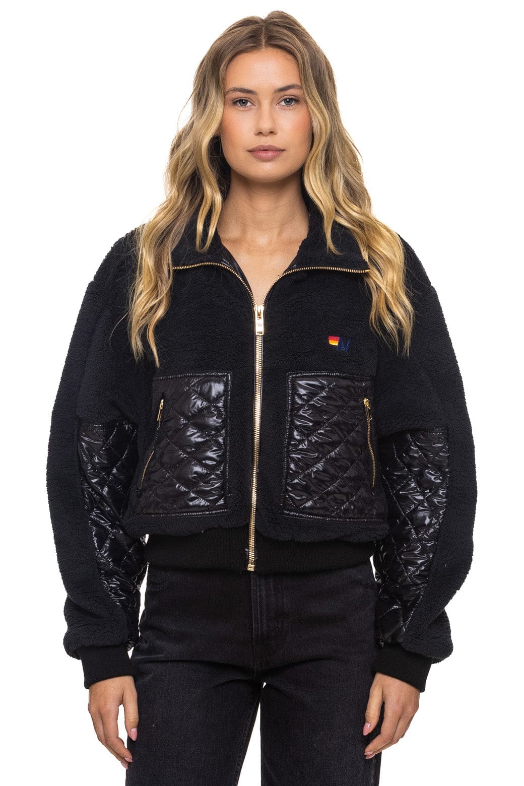 Classic TEDDY FULL ZIP JACKET - BLACK