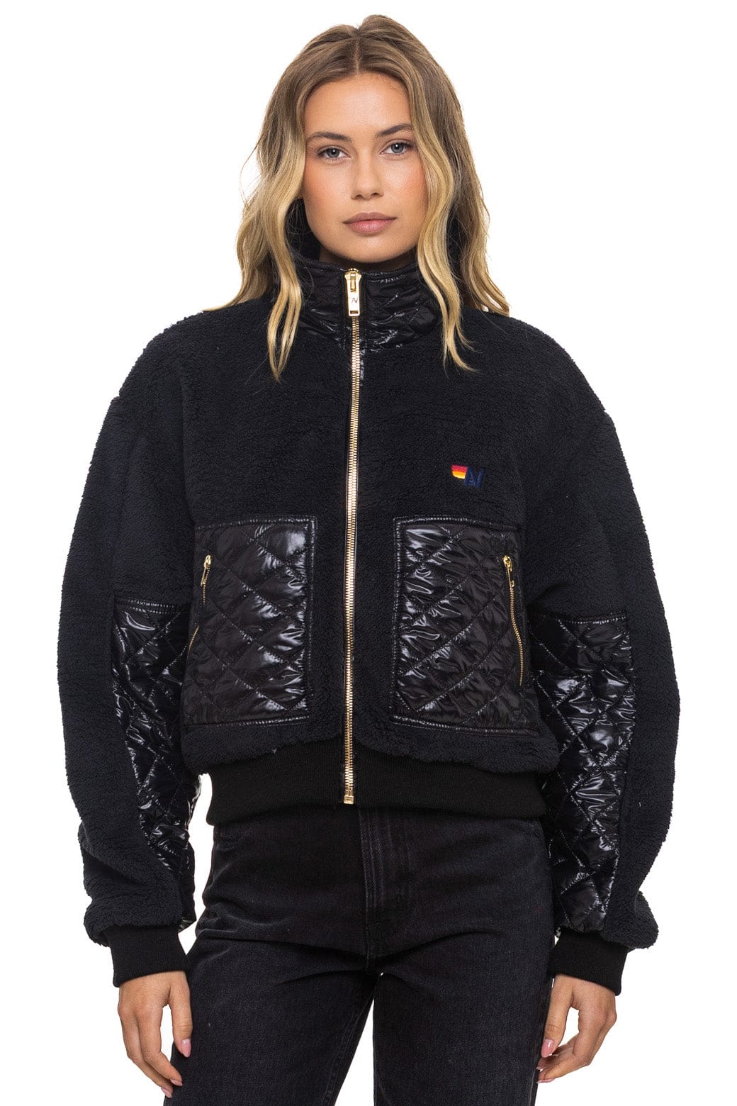 Classic TEDDY FULL ZIP JACKET - BLACK