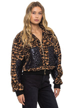 Classic TEDDY FULL ZIP JACKET - CHEETAH