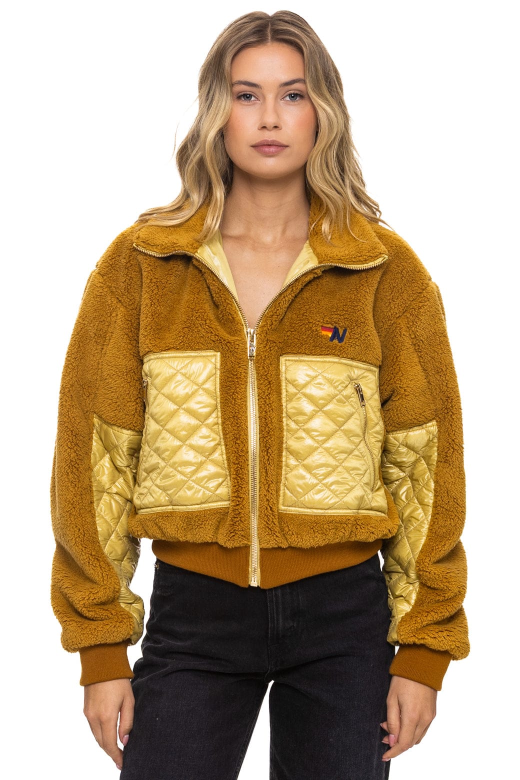 Classic TEDDY FULL ZIP JACKET - HONEY