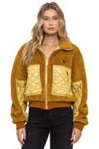 Classic TEDDY FULL ZIP JACKET - HONEY