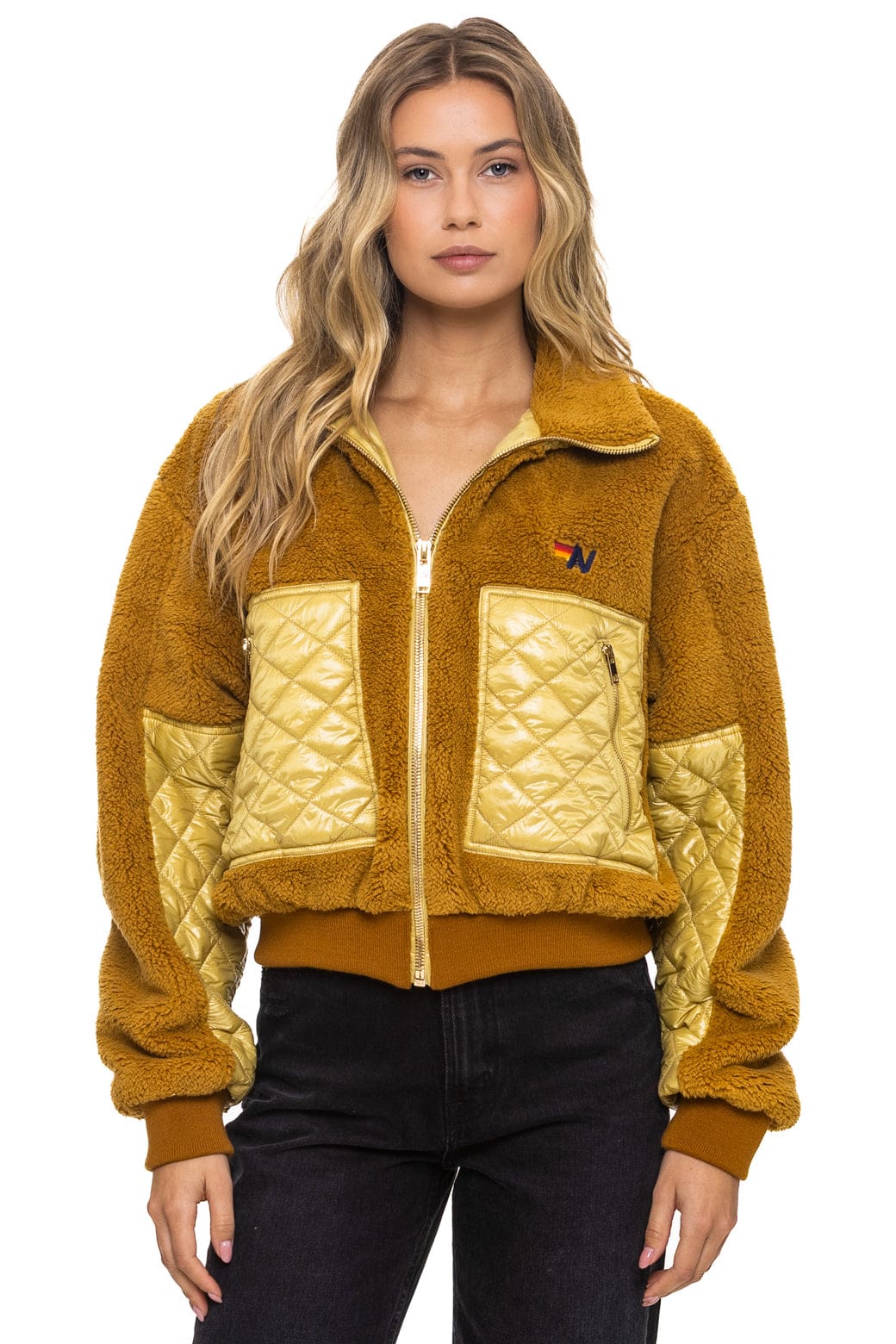 Classic TEDDY FULL ZIP JACKET - HONEY