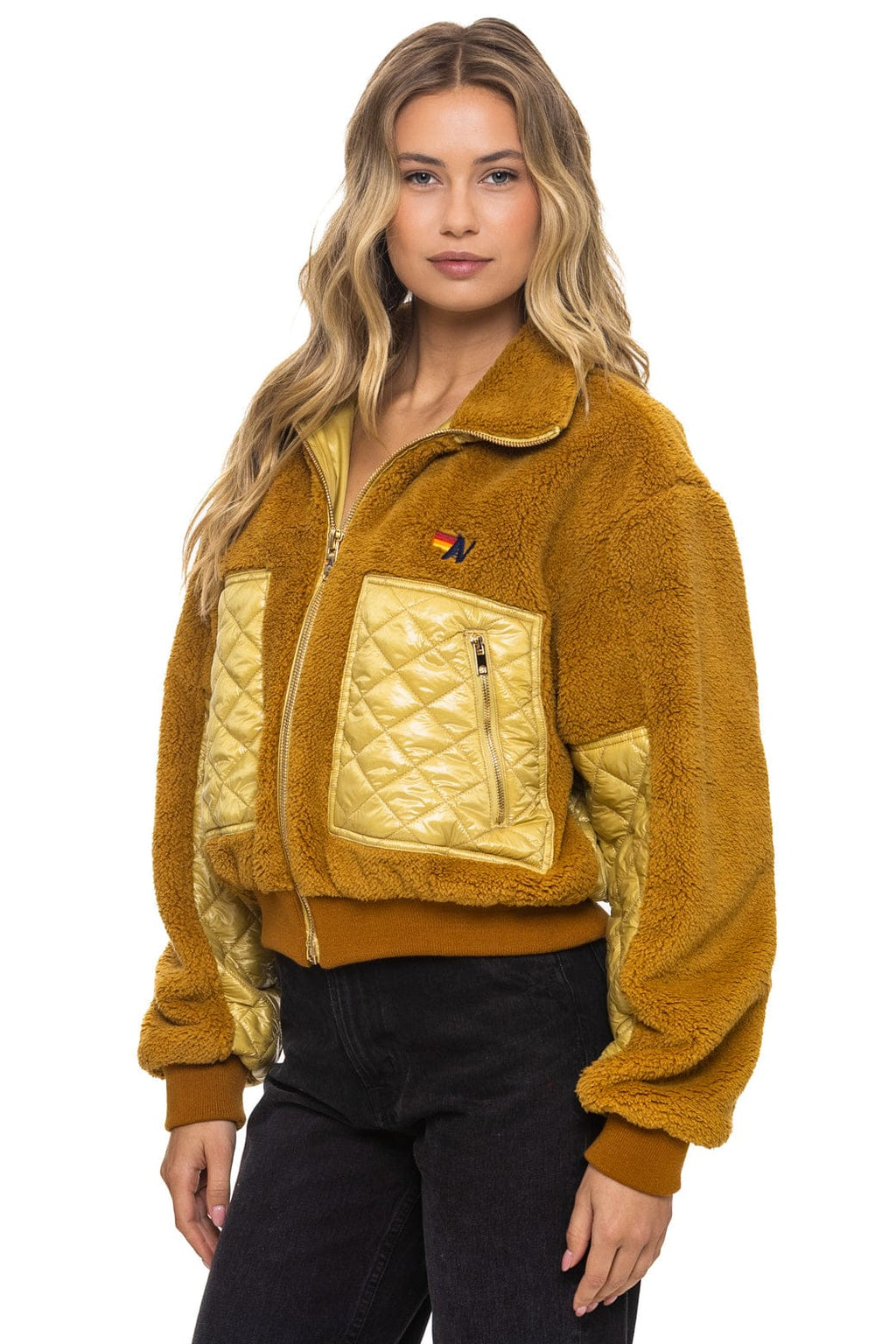 Classic TEDDY FULL ZIP JACKET - HONEY