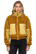 Classic TEDDY FULL ZIP JACKET - HONEY